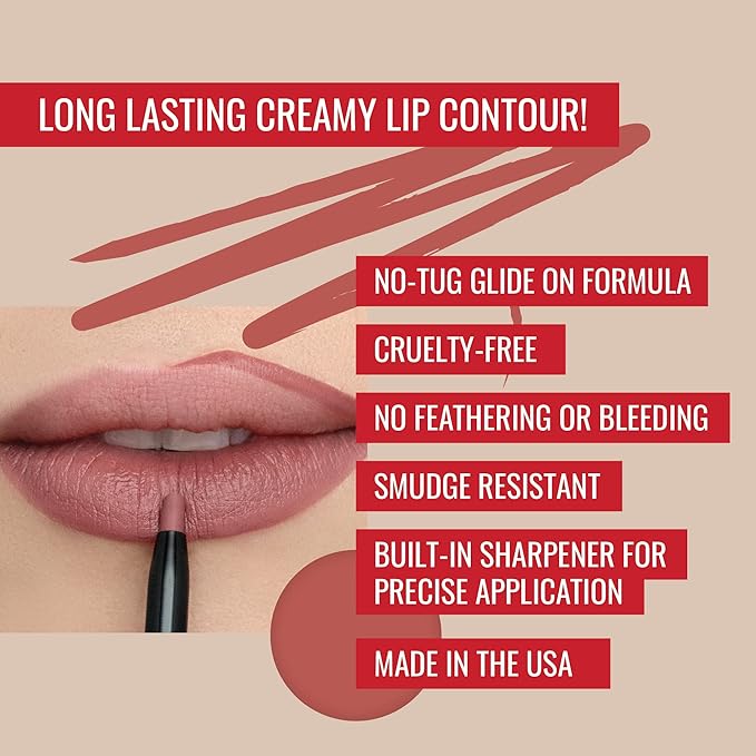 Runway Rogue Designer Liner Lip Pencil, Matte Medium Lip