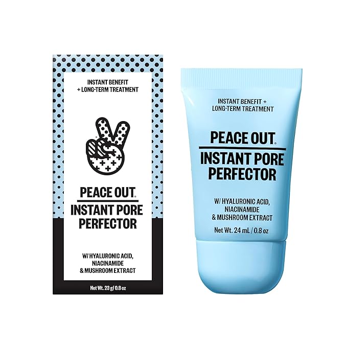 Peace Out Skincare Instant Pore Perfector, Skin Primer Silicone-Free, 0. 8 Oz