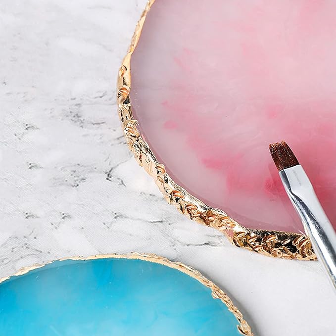 ZOOFOX 6 Pieces Resin Nail Art Palette, Nail