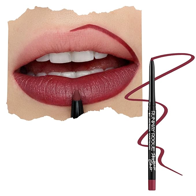 Runway Rogue Designer Liner Lip Pencil, Matte Garnet-Maroon Lip