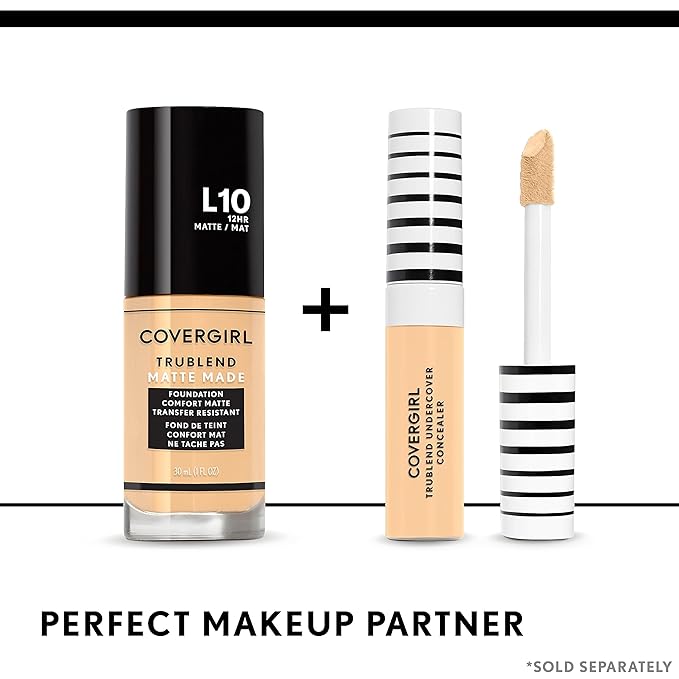 COVERGIRL TruBlend Undercover Concealer, Classic Ivory, 0.33 Fl Oz (Pack of 2)