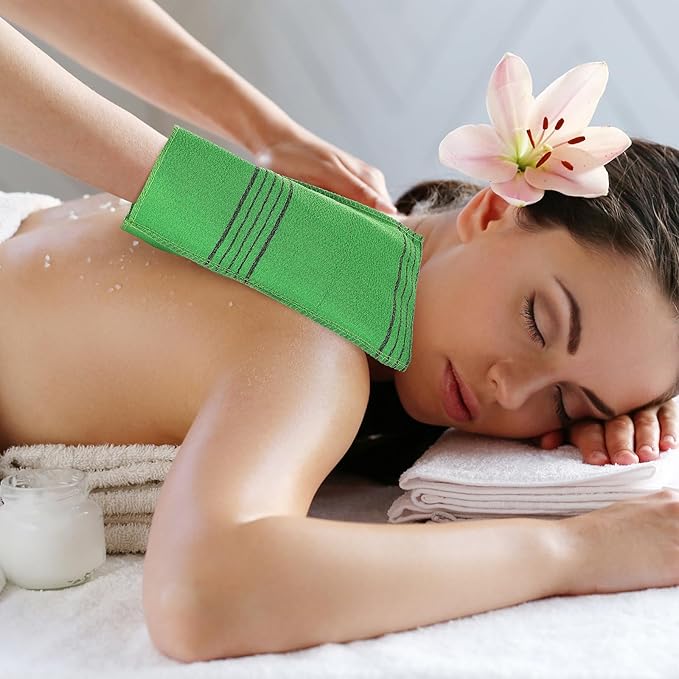 12 pcs exfoliating washcloth, korean