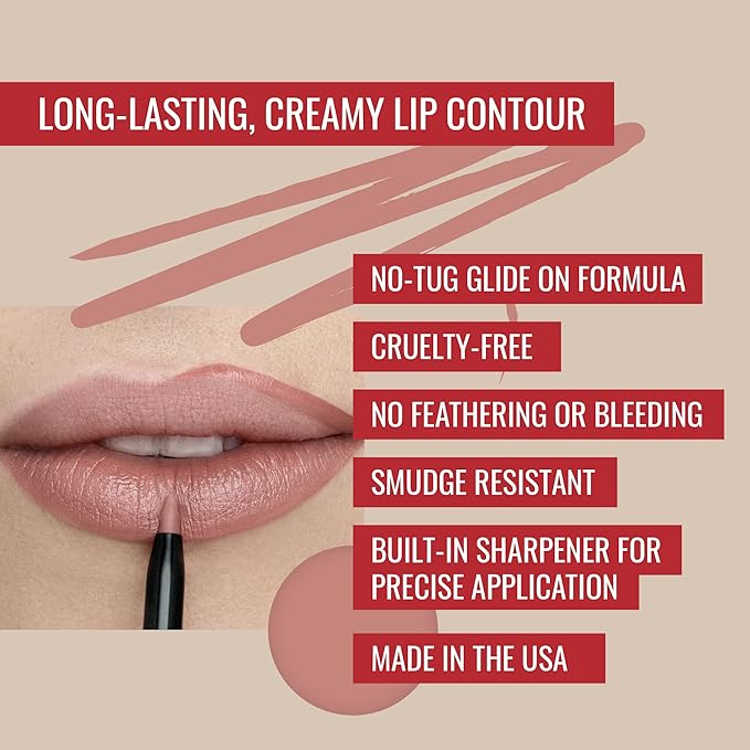 Runway Rogue Designer Liner Lip Pencil, Matte Light Lip