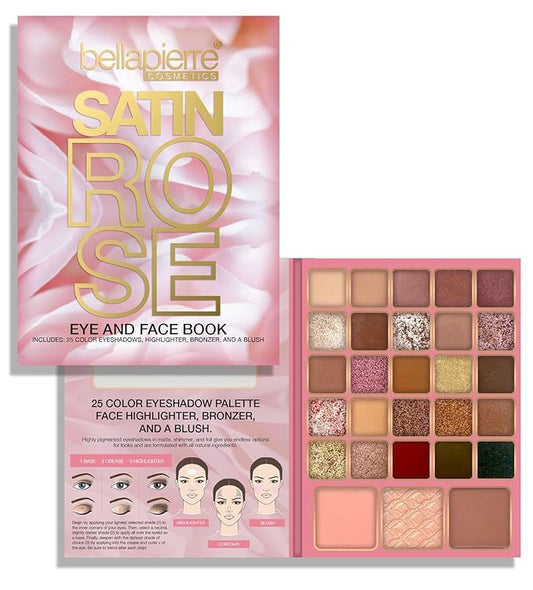 Bellapierre Satin Rose Face & Eye Book Palette