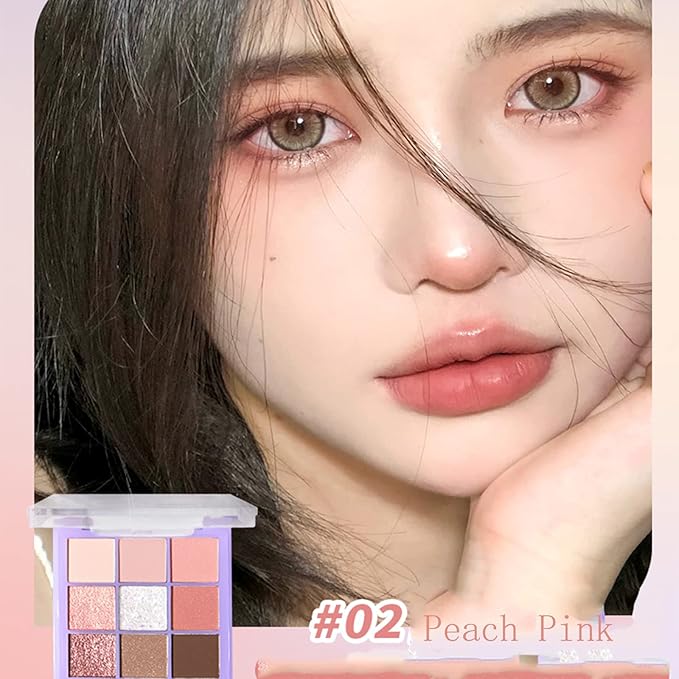 Violet Fairy 9 Color Eyeshadow Palette, Warm Neutrals