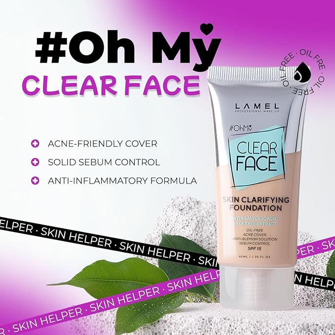 LAMEL OhMy Clear Face Full Coverage Foundation -