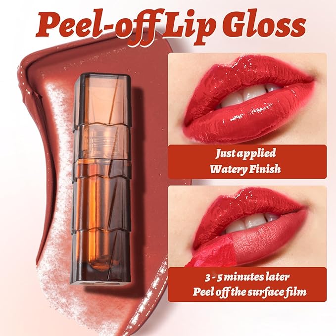 Peel Off Lip Stain, Matte Liquid Lipstick, Lip