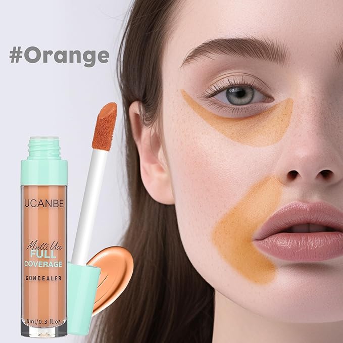 UCANBE Liquid Concealer Stick, Conceals, Covers, Highlights, Medium - Orange