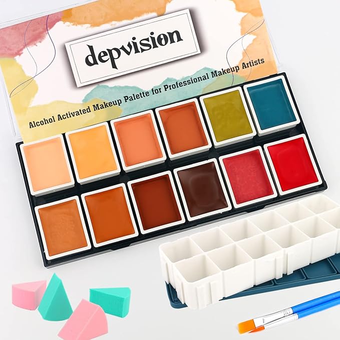 Depvision SFX 12 Color Flesh Tone Alcohol Activated