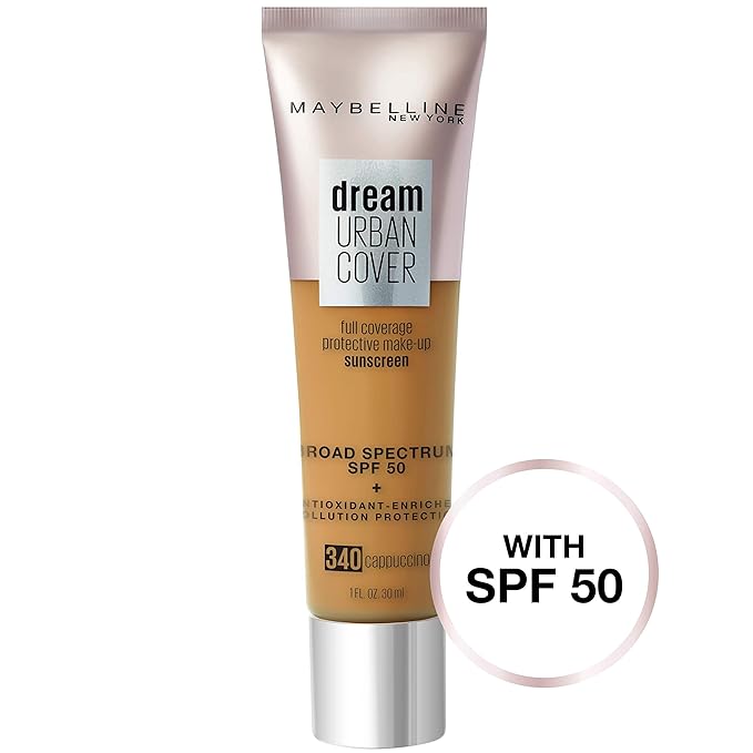 Maybelline Dream Urban Cover Flawless Coverage Foundation Makeup,