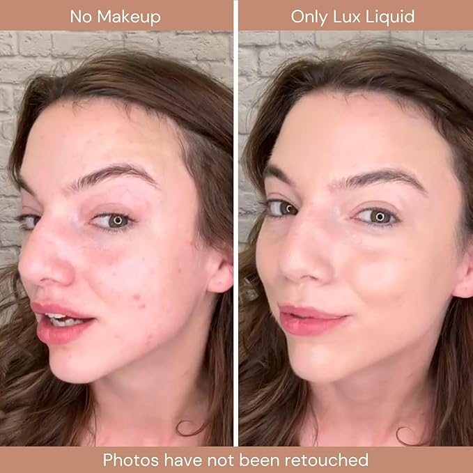 Organic Aloe-Based LUX Liquid Foundation, Natural Vegan Gluten-Free