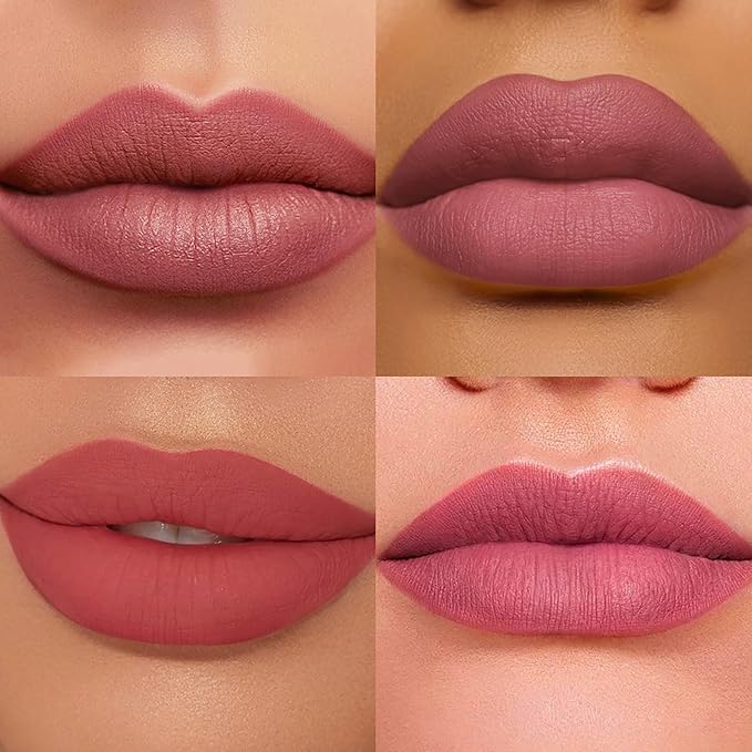 Peel-Off Lip Tint - Tattoo Lip Stain Kit, Long-Lasting Matte Finish, Moisturizing Peel-Off Lip Mask, Waterproof & Smudge-Proof, 24H Color Hold (#1 Light Pink, 1)