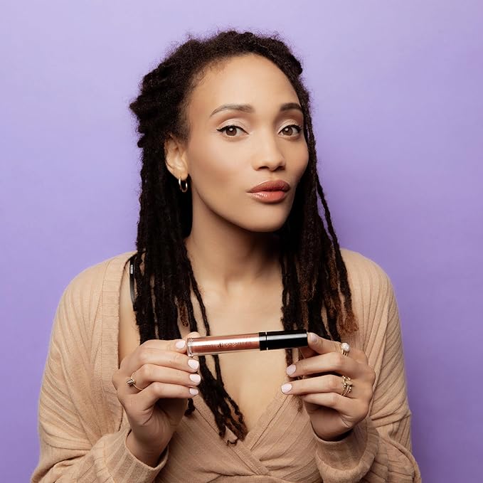 Juwel Cosmetics Ultra Lip Gloss, Gloss for Dry Lips, High Shine, Smooth Finish Moisturizing Lip Gloss with Beeswax, Castor Oil and Vitamin E, Vegan, Talc-free, Slay