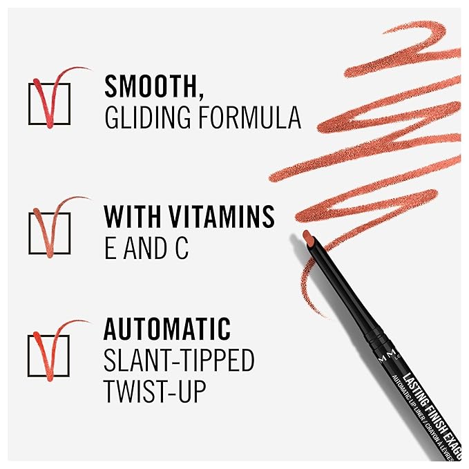 Rimmel Lasting Finish Exaggerate Automatic Lip Liner - Lip 01oz