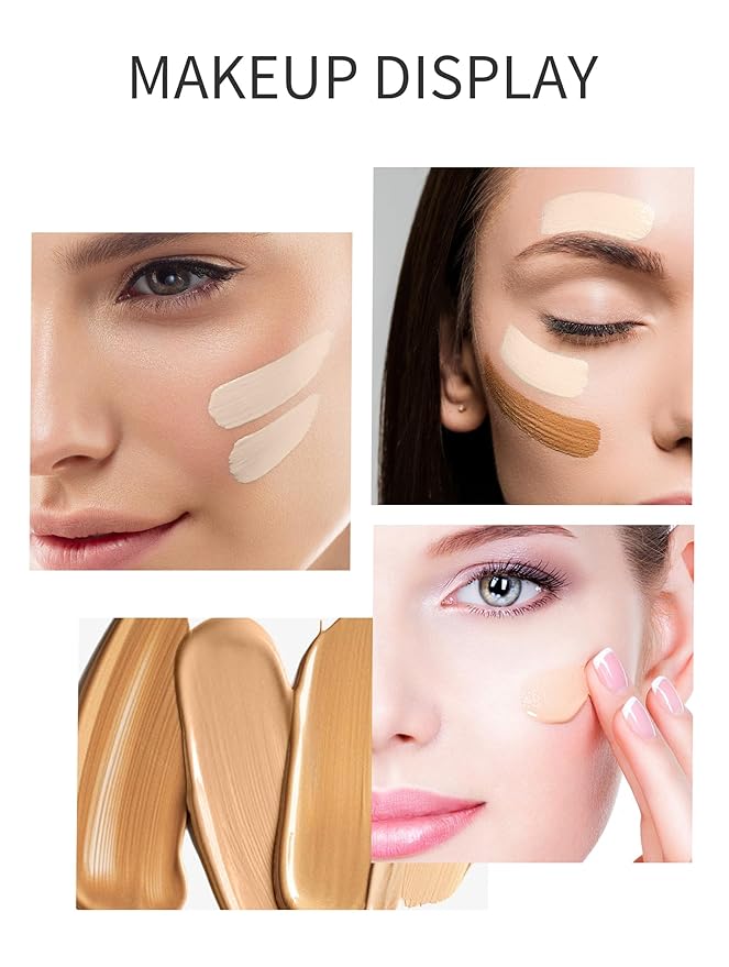 QIC Waterproof Matte Concealer BB Liquid Foundation Cream 105# Sand 30ml