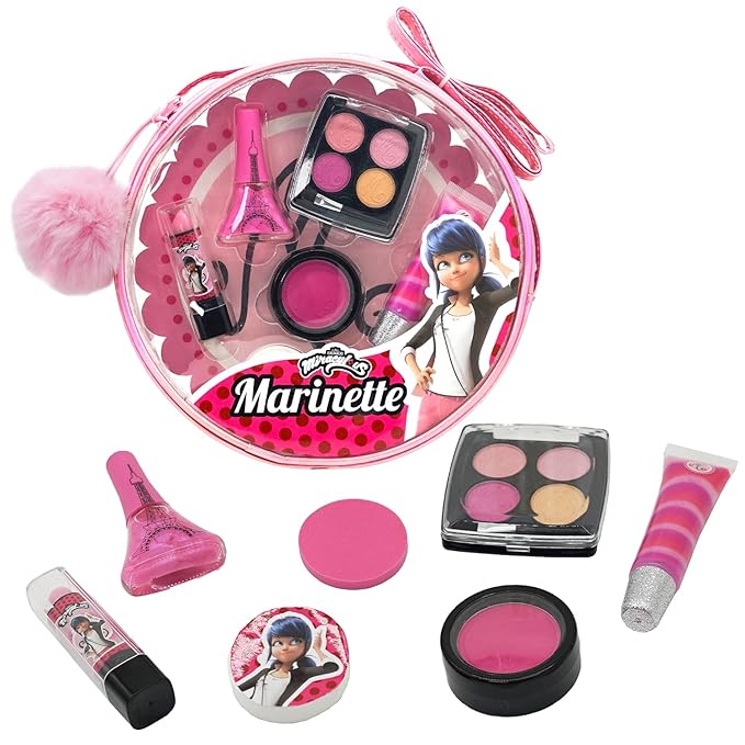 Miraculous Ladybug Kids Makeup Set - 10 Piece