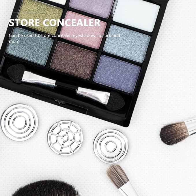 Lurrose 22pcs Empty Metal Pans Tin Palette Eyeshadow