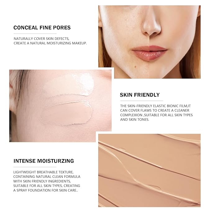 Ownest 2 Pcs Mushroom Head Air Cushion BB Primer-Buff Beige