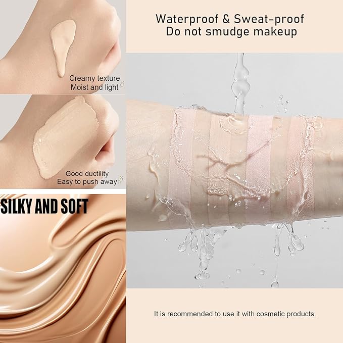 Flawless Liquid Coverage Foundation Long-Lasting Makeup Base Moisturizing