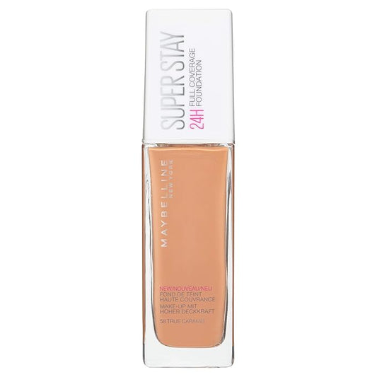 Maybelline New York Foundation, Superstay 24 Hour Longlasting True Caramel 30 ml