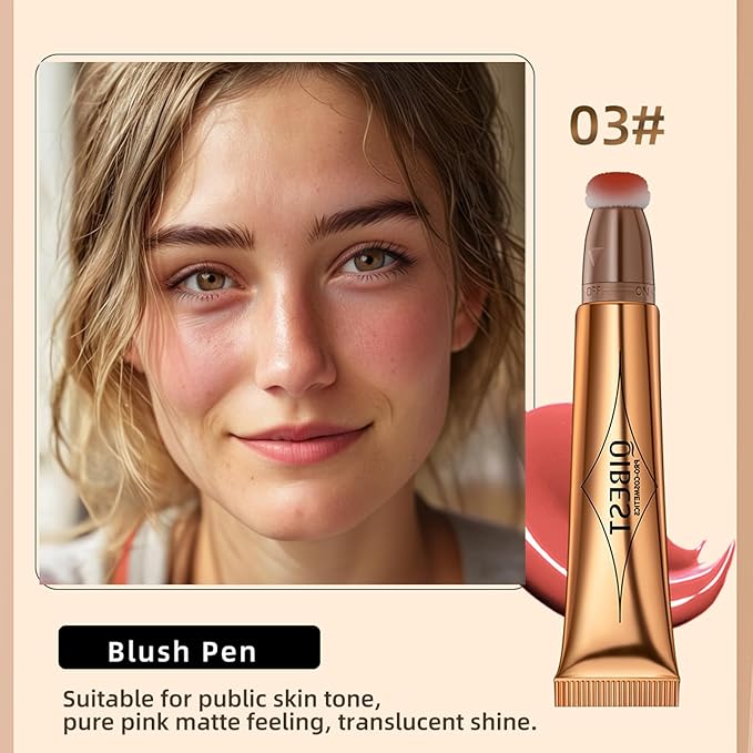 MEICOLY Liquid Blush Beauty Wand, Matte Face Blush