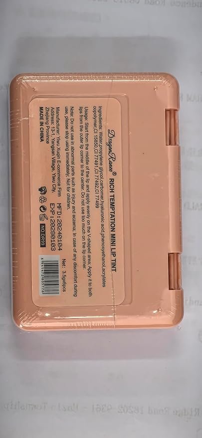 Eakroo 6 Colors Cherry Lip Tint Stain Set, Lip