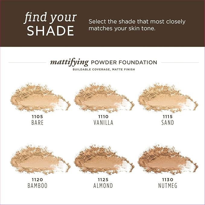 Burt’s Bees 100% Natural Origin Mattifying Powder Foundation, May Vary