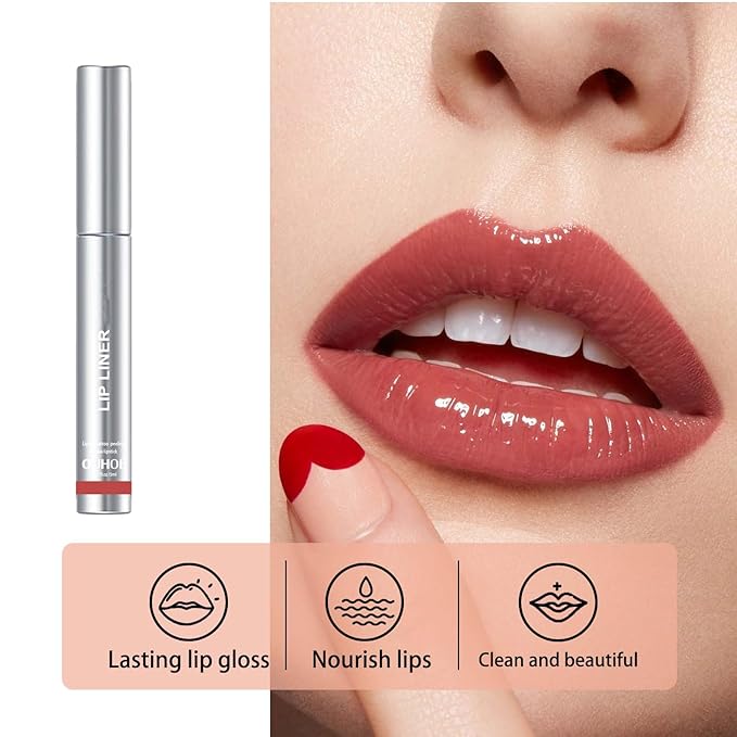Peel Off Lip Liner, 3Pcs Matte Lip Liner,Waterp