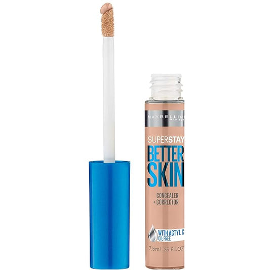 Maybelline New York Superstay Better Skin Concealer, Light/Medium, Fluid Ounce