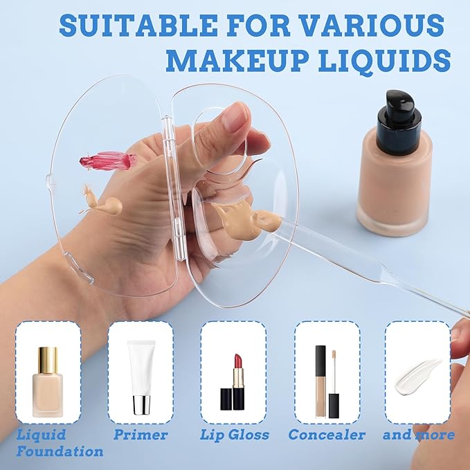 Makeup Mixing Palette, Handheld Foundation Mixing Palette
