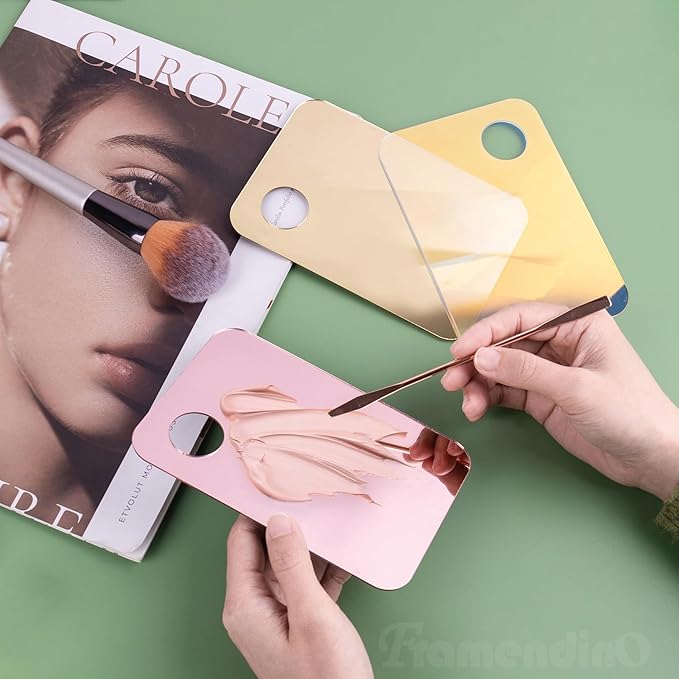 Framendino, 4 Pack Acrylic Cosmetic Makeup Palette Tray