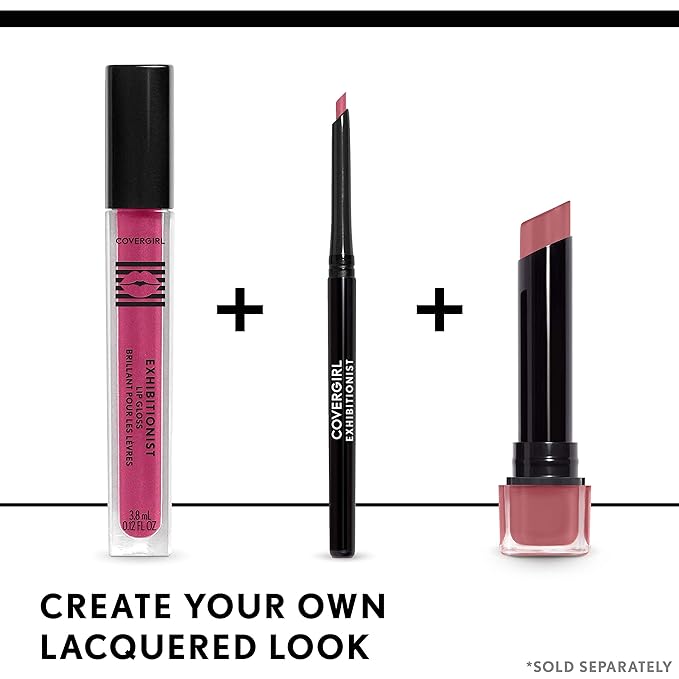 COVERGIRL Exhibitionist Lip Gloss, Pixie, 0.12 Fl Oz (Pack of 2)