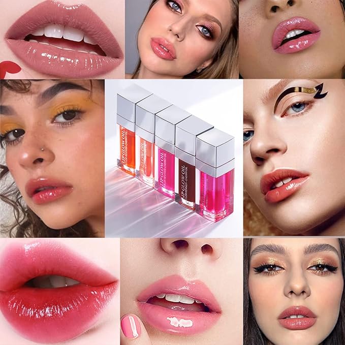 Plumping Lip Oil, Long Lasting Hydrating