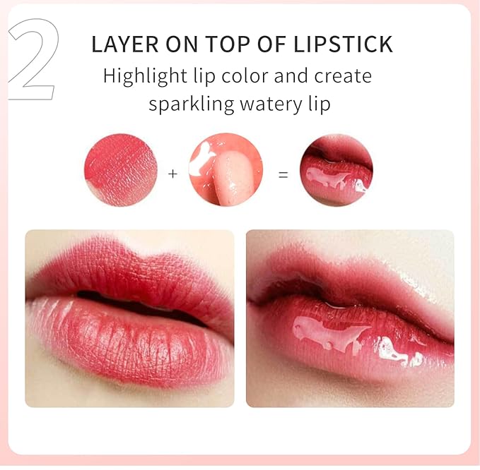 Ultimate Luxe Lip Oil Hydrating Fruit-Flavored Oils with Soft Brush for Moisturized, Full, and Radiant Lips (#01, SINGLE)