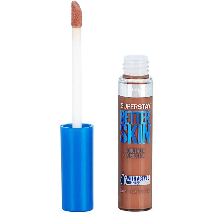 Maybelline New York Superstay Better Skin Concealer, Deep Fluid Ounce