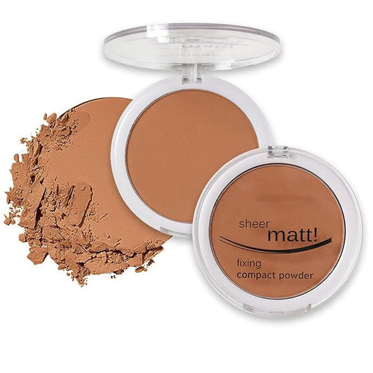 MAEPEOR Pressed Powder 8 Colors Oil Control Matte (06 Tan)