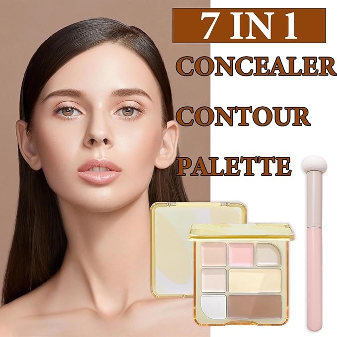 Soft Correcting Concealer Contour Palette,Concealer Cream Contour Makeup