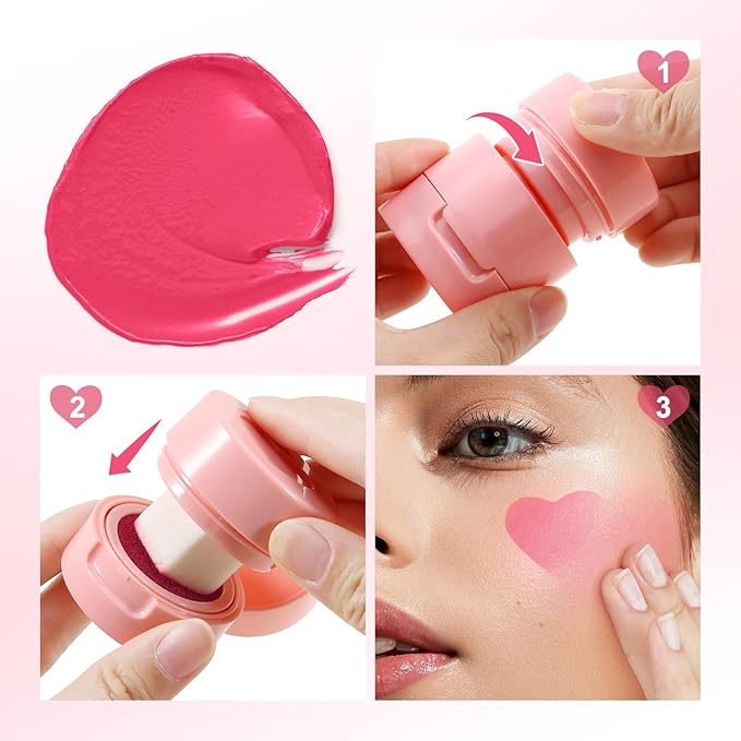 Boobeen Liquid Blush for Cheeks, Buildable & Blendable