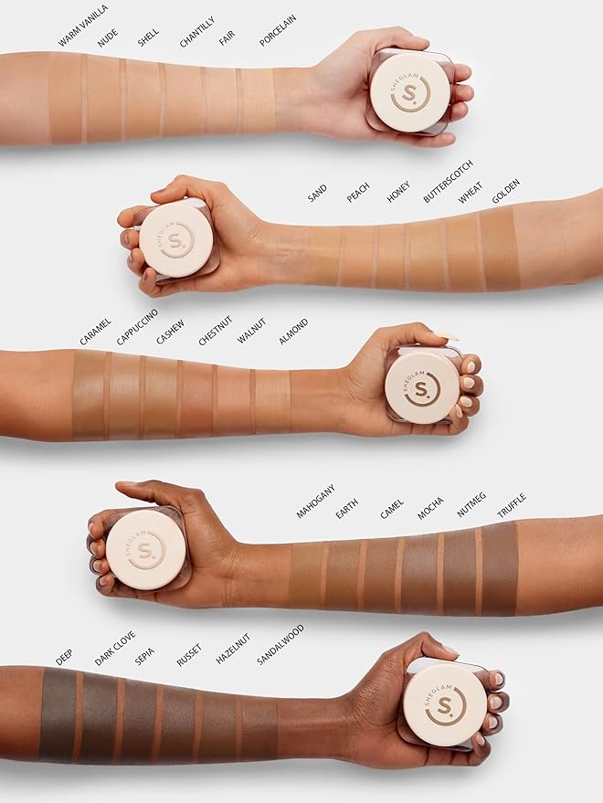 SHEGLAM Hydrating Cream Full Coverage Foundation Balm Long - Chestnut