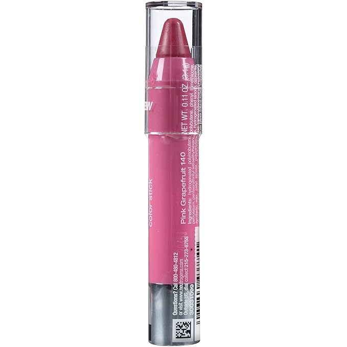 Neutrogena Moisturesmooth Color Stick, 140 Pink Grapefruit, .011 Oz. (Pack of 36)