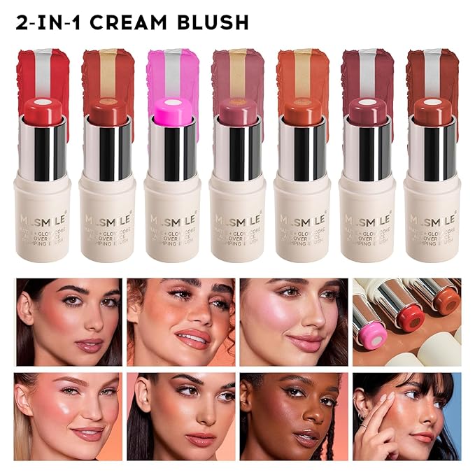 Cream Blush, Jelly Blush, Beauty Blush Makeup Sticks, Stick #02