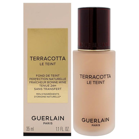 Guerlain Terracotta Le Teint 24H Wear No-Transfer Foundation 1. Foundation 1 oz