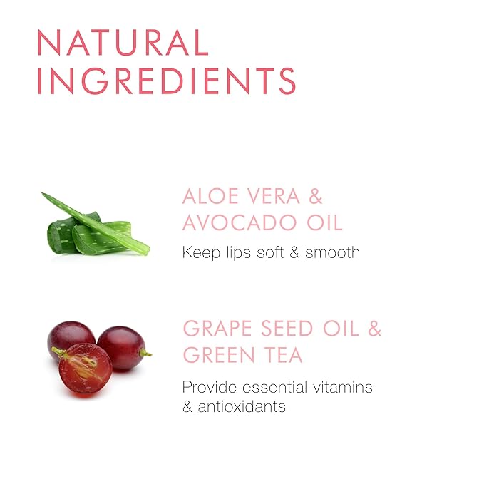 Beauty For Real Lip Gloss + Shine, Rebel Rebel - Deep Maroon Metallic - Non-Sticky Plumping & Hydrating Gloss - Light & Mirror In Cap - Contains Marine Collagen - 0.15 fl oz