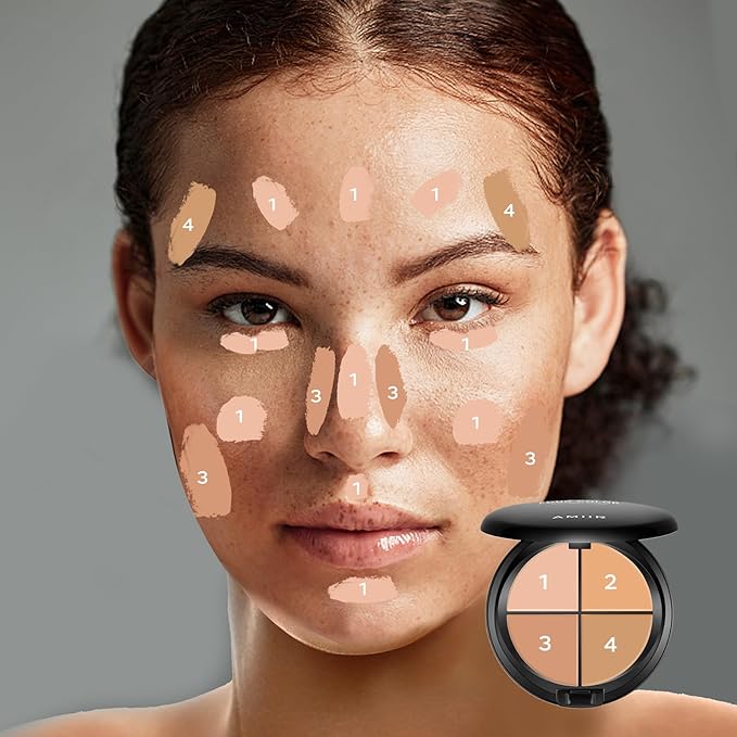 AMIIR Color Correcting Concealer Cream Full Coverage Flawless to Medium