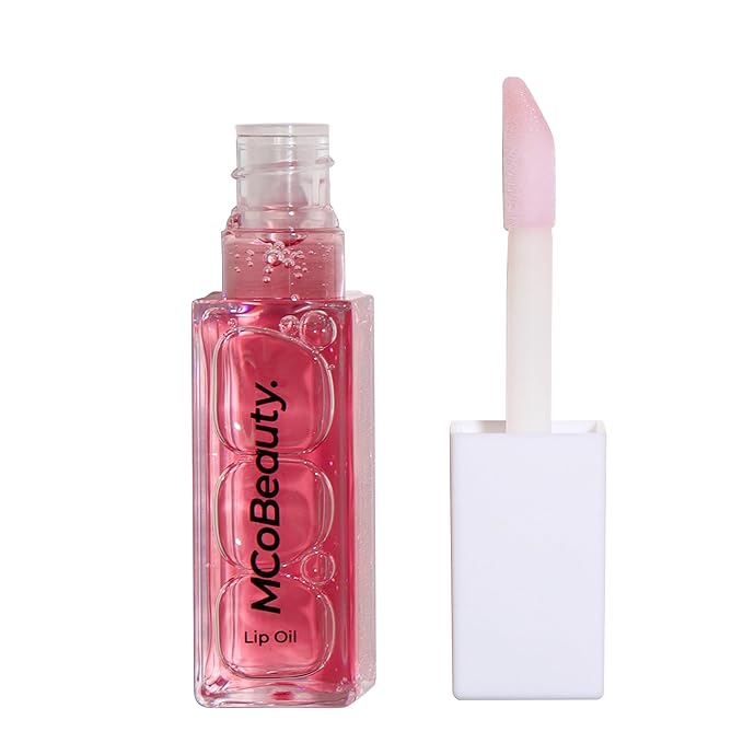 MCoBeauty Lip Oil Hydrating Treatment, Sheer Rose, Moisturizing Hydrating