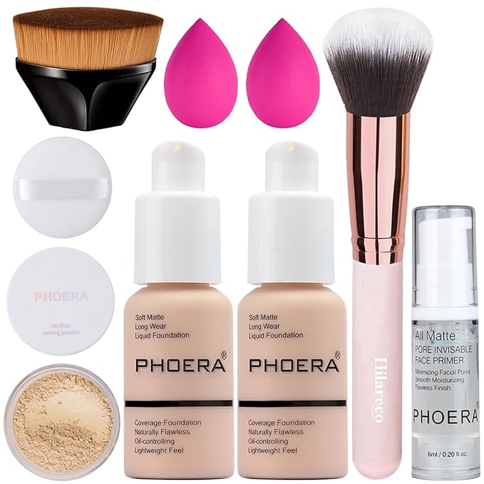 PHOERA Foundation, Full Coverage Foundation, PHOERA Primer, PHOERA