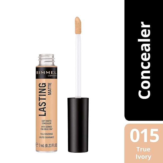 Rimmel Lasting Matte Concealer, True ivory, 7 ml
