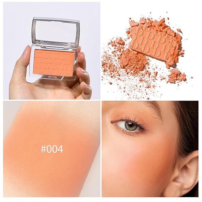 MAEPEOR Embossed Blush 6 Colors Smooth Blendable Face