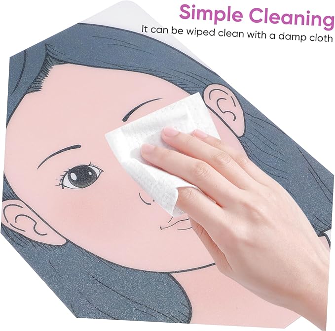 ADOCARN 2pcs Makeup Practice Board Makeup Training Face