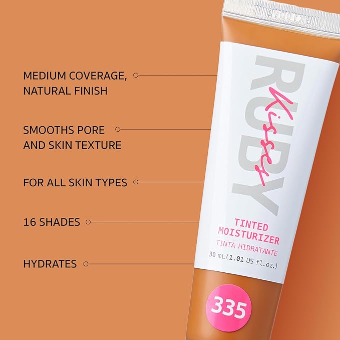 Ruby Kisses Tinted Moisturizer, Hydration, Calm & Revitalize